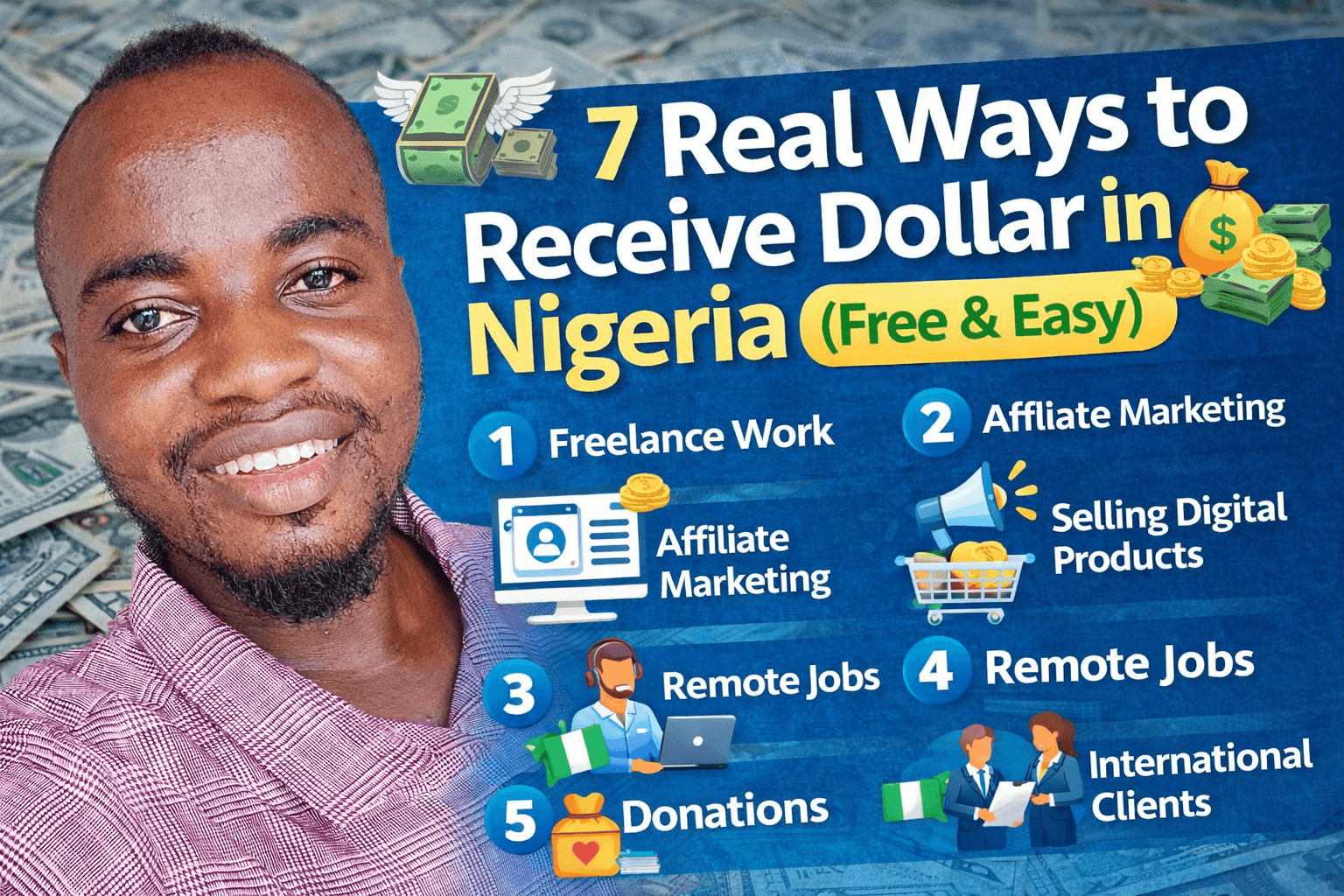 💸 7 Real Ways to Receive Dollar in Nigeria (Free & Easy)