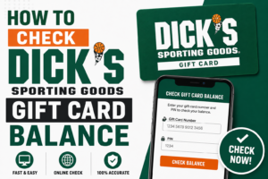 Check Dicks Gift Card Balance