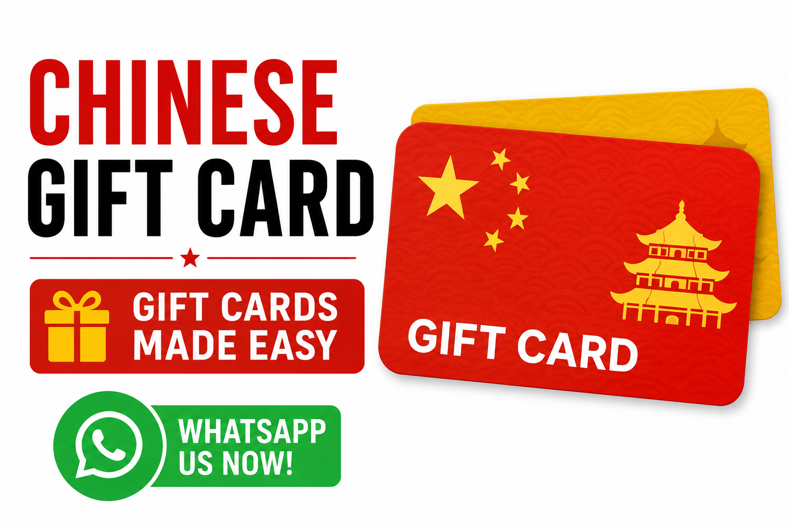 Chinese Gift Card Vendors WhatsApp