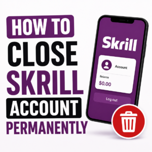 How To Close Skrill Account Permanently