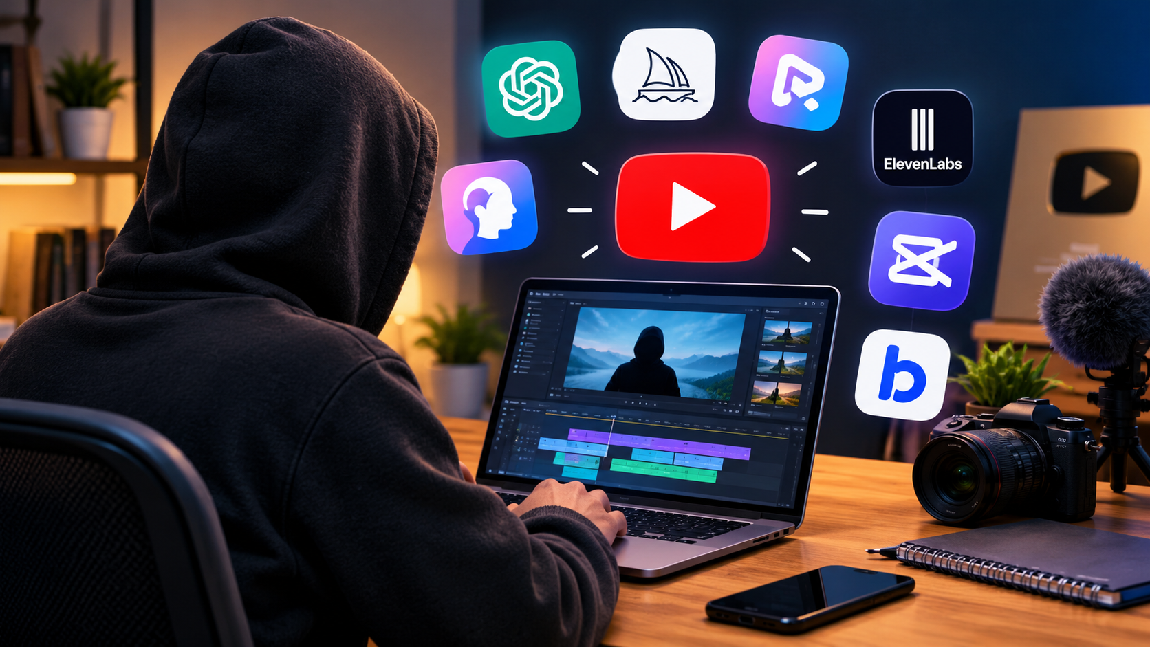 AI tools faceless YouTube